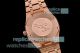 BLS Super Replica Audemars Piguet Royal Oak Rose Gold Black Dial Dual Time Watch (7)_th.jpg